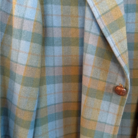 Pendleton Teal and Olive Plaid Jacket - Picture 3 of 5